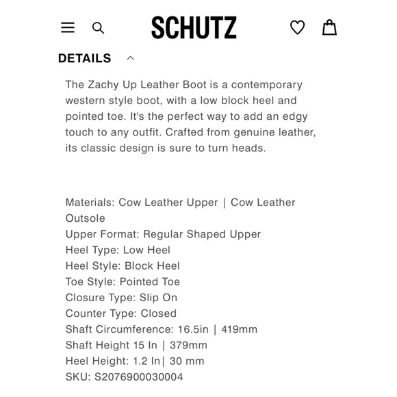 SCHUTZ Leather Western Boots - Picture 12 of 12